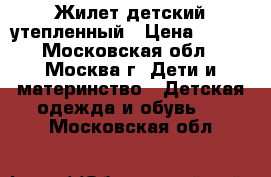 Жилет детский утепленный › Цена ­ 700 - Московская обл., Москва г. Дети и материнство » Детская одежда и обувь   . Московская обл.